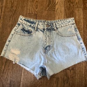 Women’s High Waist Denim Shorts